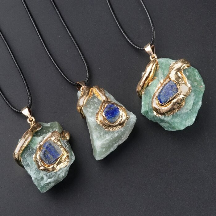 Handmade - Crystal - Necklace - Rough stone