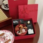 Red Essential oil Crystal Raw Stone gift set