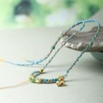 Hand woven necklace rope