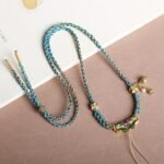 Hand woven necklace rope