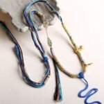 Hand woven necklace rope