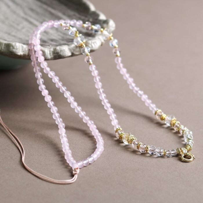 Hand woven necklace rope