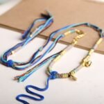 Hand woven necklace rope