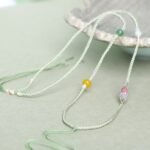 Hand woven necklace rope