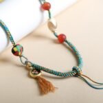 Hand woven necklace rope