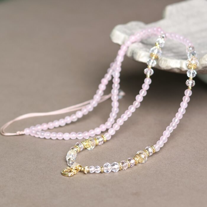 Hand woven necklace rope