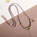 Hand woven necklace rope