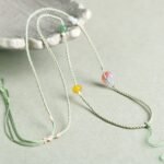 Hand woven necklace rope