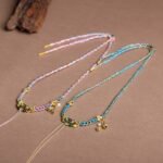 Hand woven necklace rope